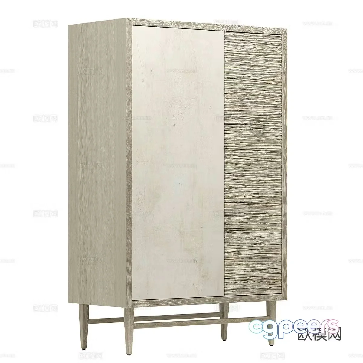 Nordic wardrobe 3d model
