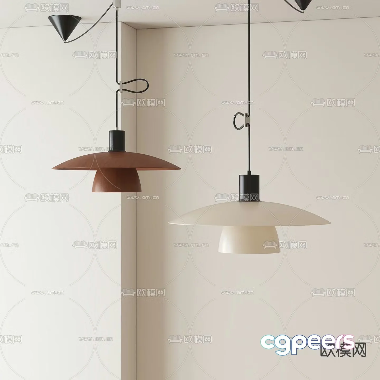 French chandelier medieval style chandelier 3d model
