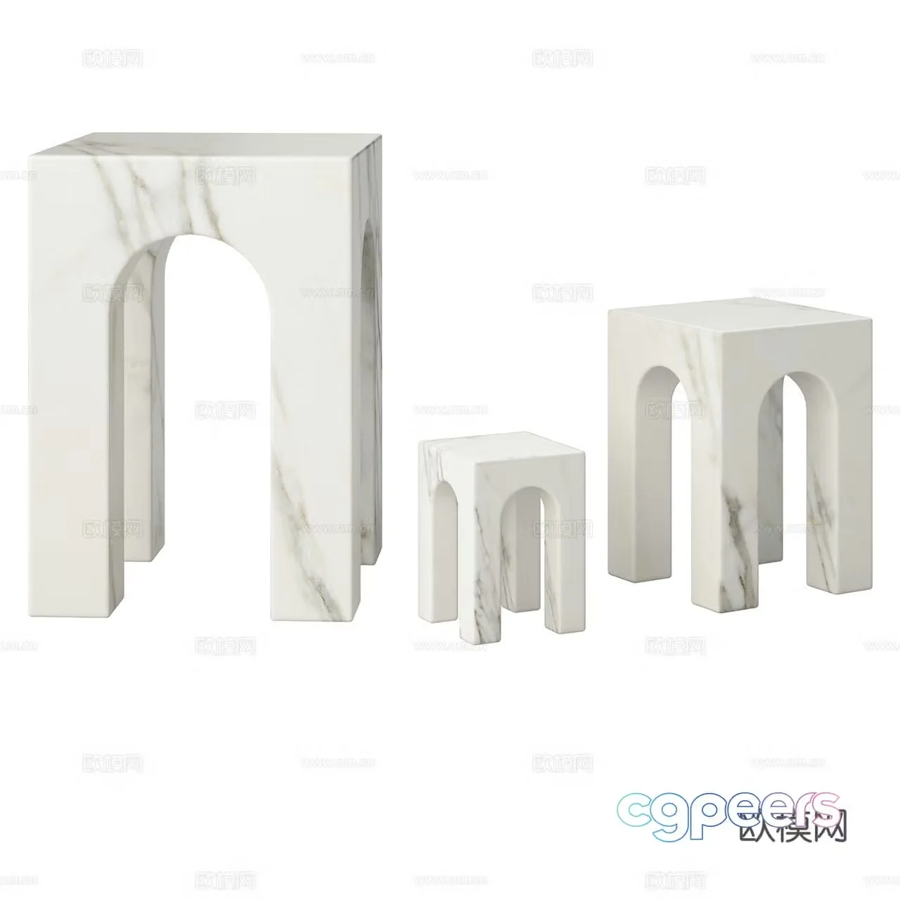 Gejst Marble Sculpture Marble Ornament Decorative Ornament Artwork 3D Model