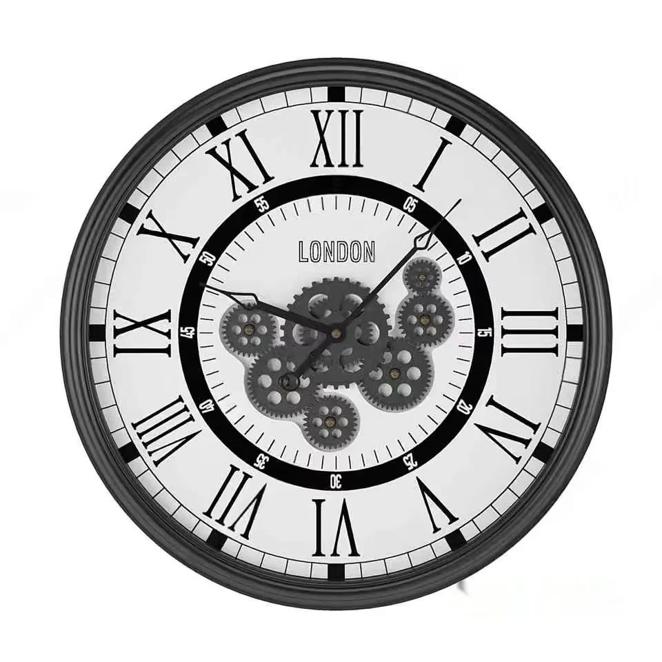 Black And White Clock 3D Model – 13372 – VRAY Render