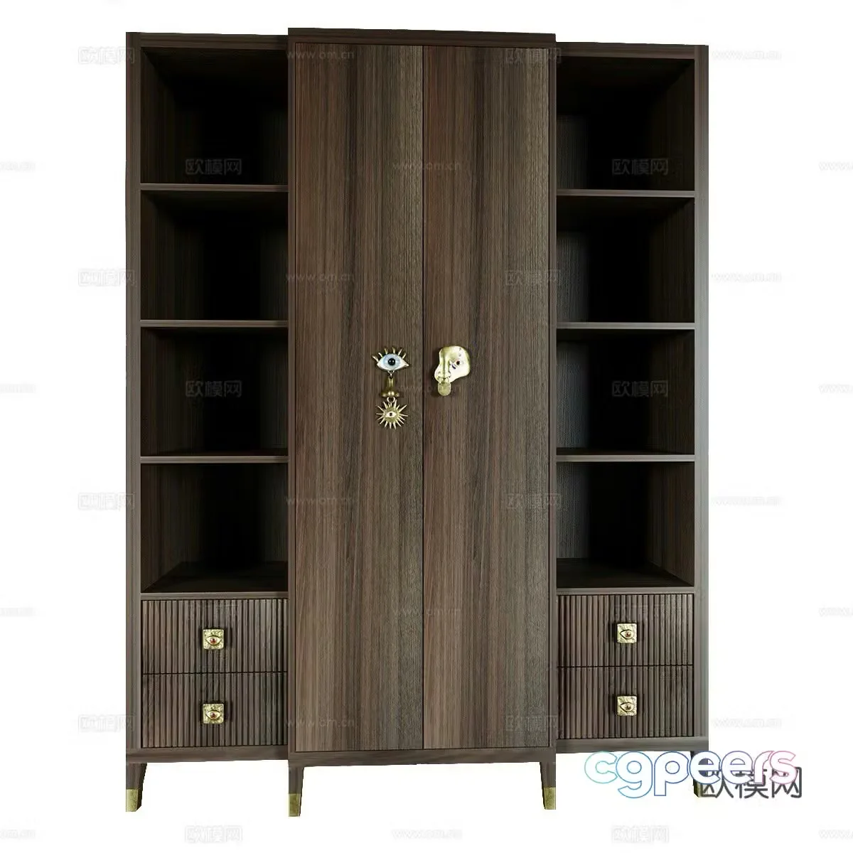 Display cabinet 3D model