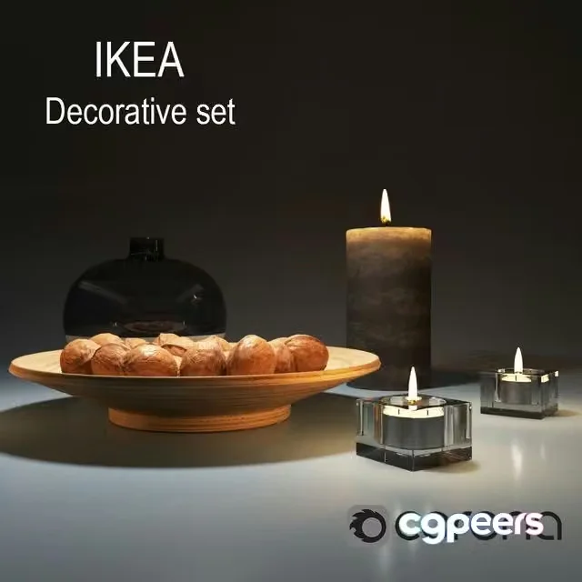 3ds Max Free – Decor collection IKEA