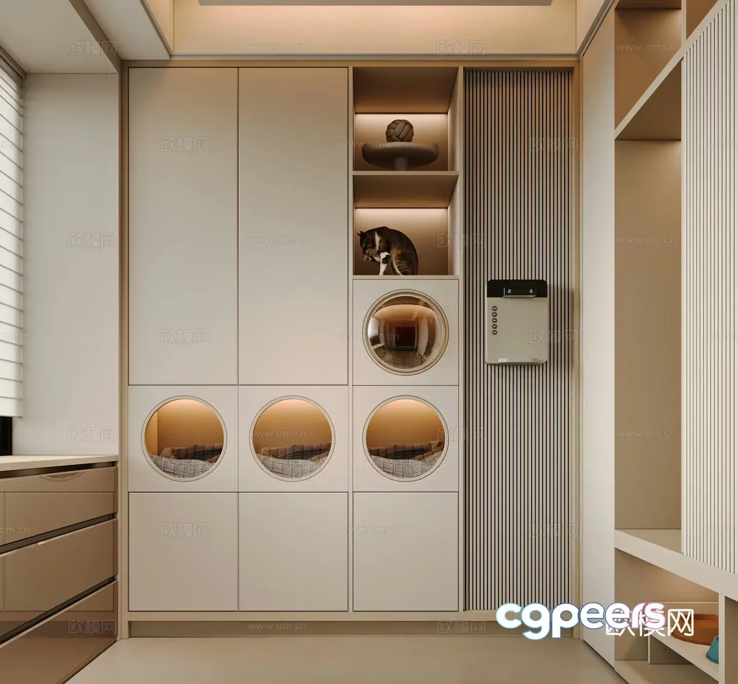 Cat House 3D Model