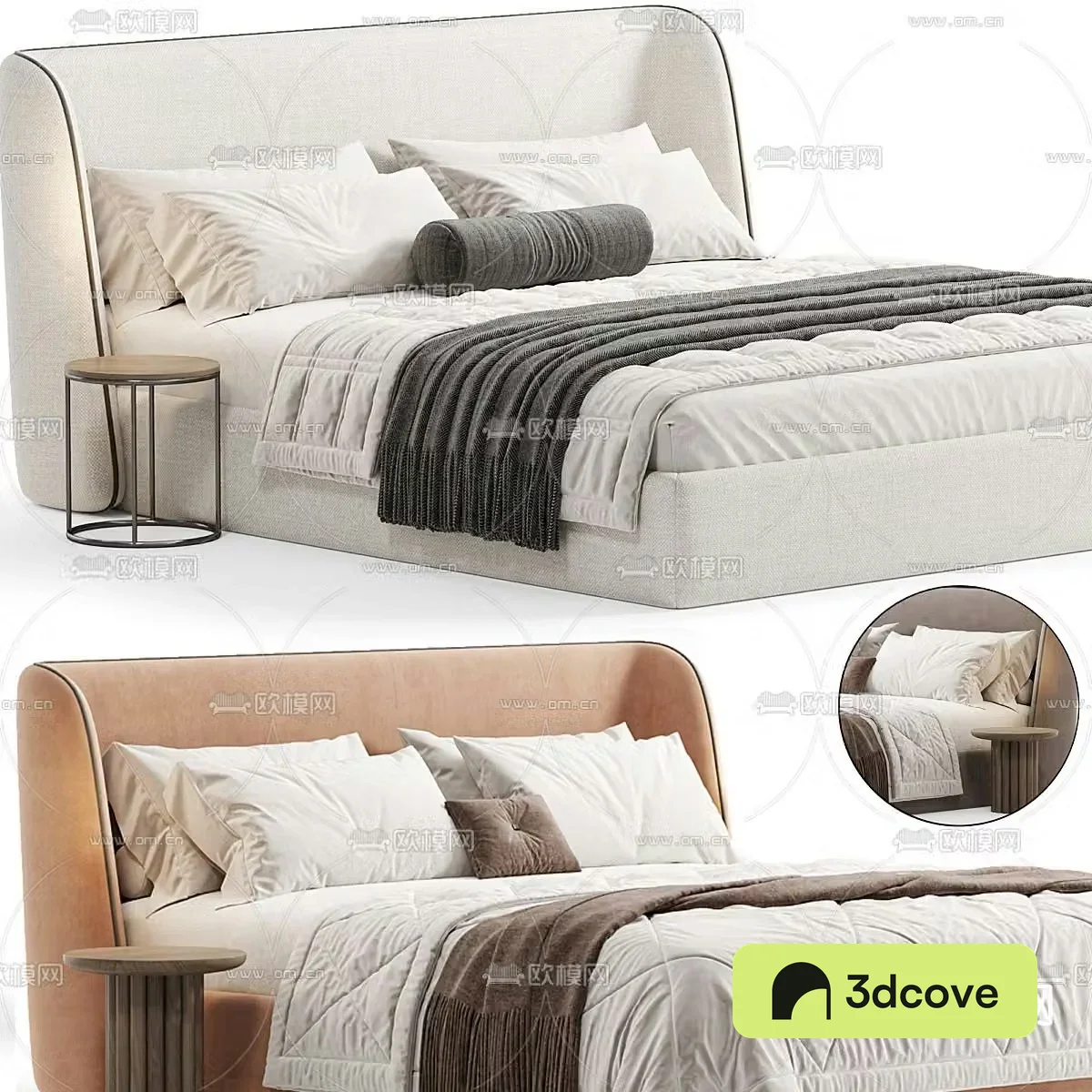 Casaricca modern double bed