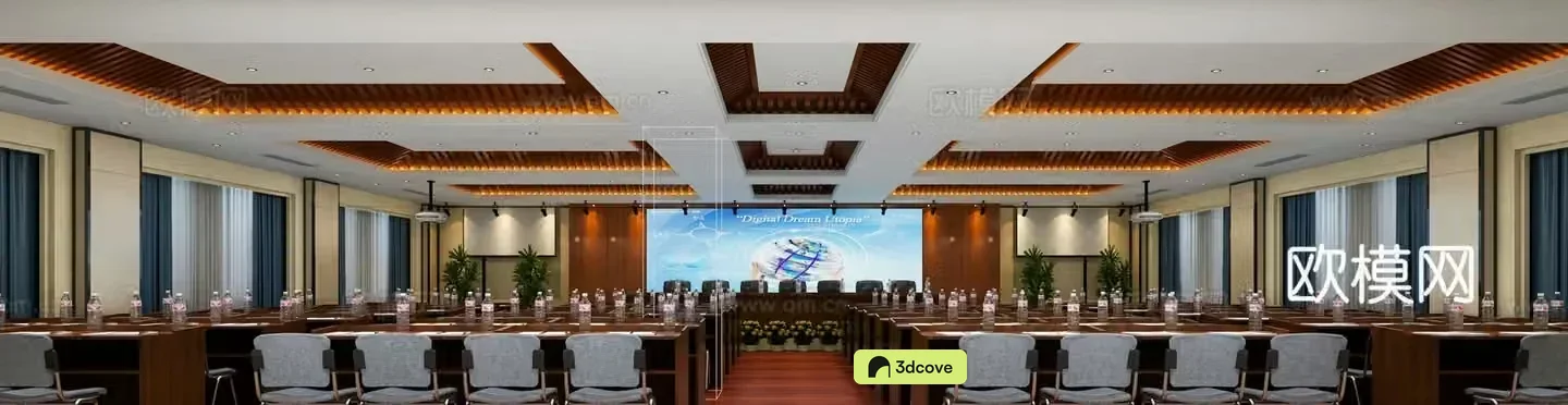 New Chinese style lecture hall conference hall