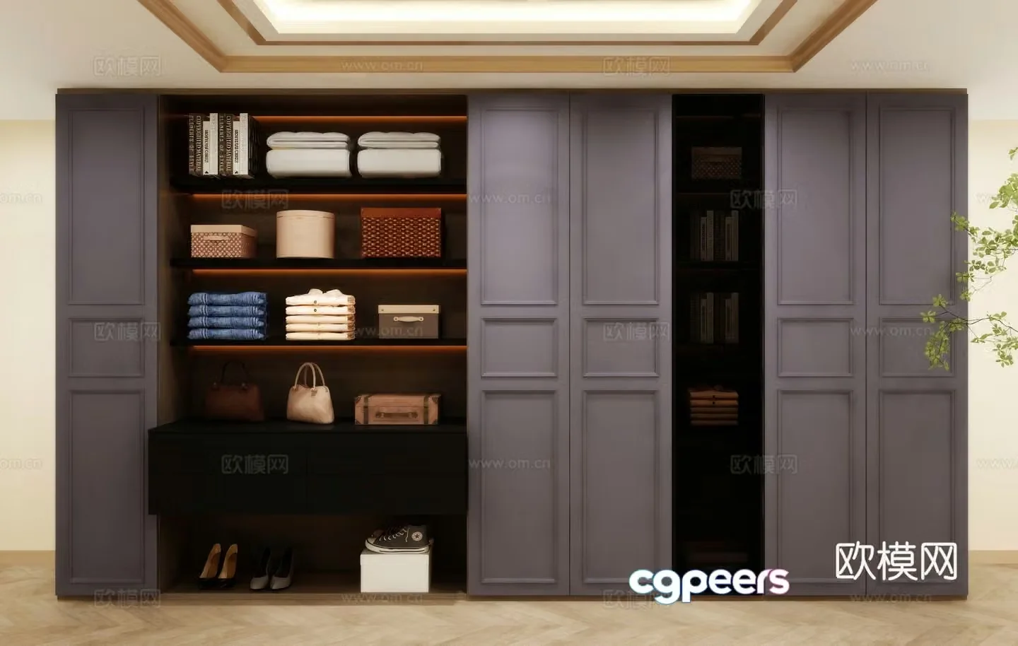 Wardrobe Design Wardrobe Wardrobe Chair Bedroom Wardrobe Hotel Wardrobe 3D Model