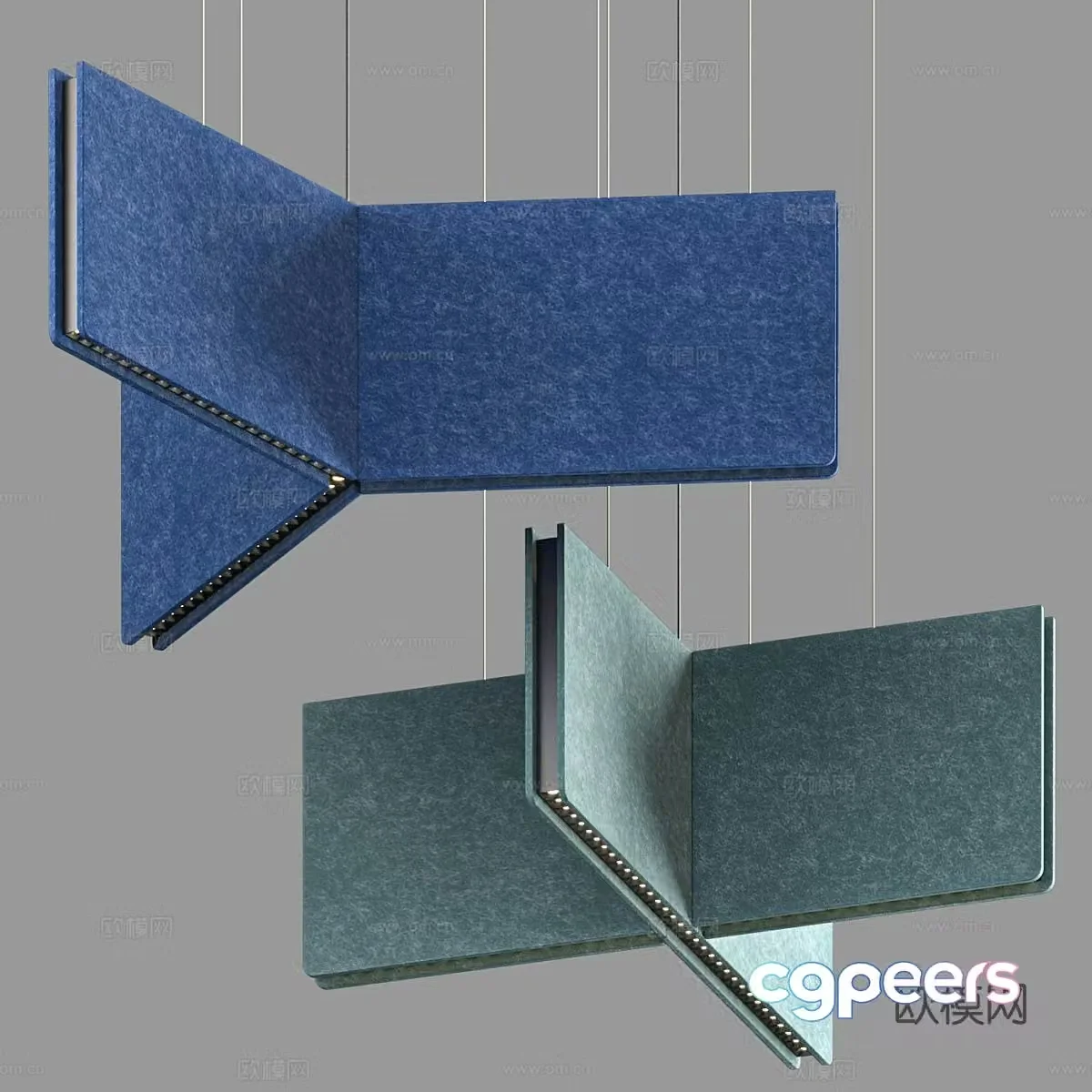 Modern minimalist chandelier dining room chandelier living room chandelier 3d model