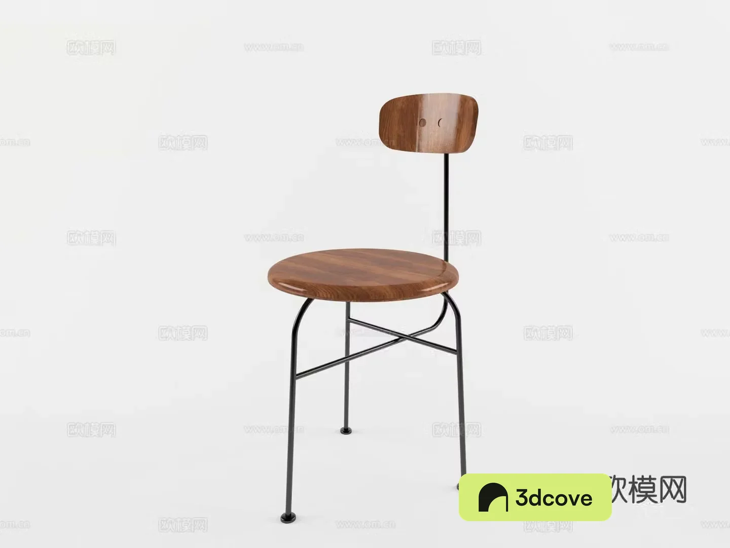 Log style chair single chair dining chair