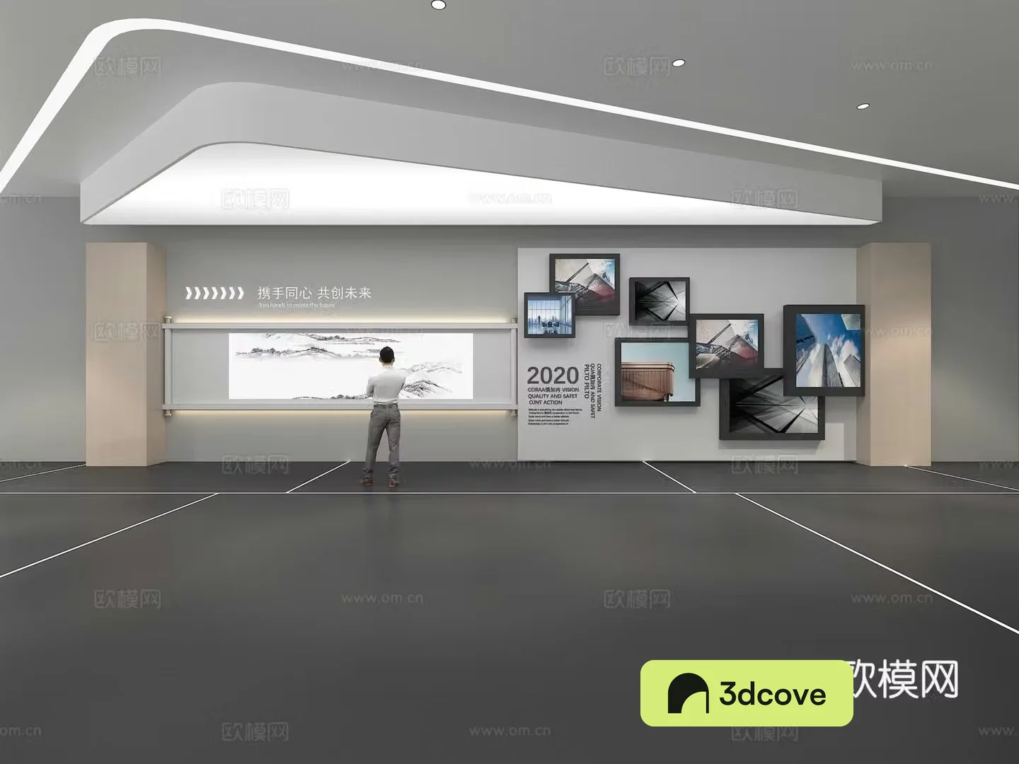 Cultural wall Corporate culture wall Display wall Theme wall Exhibition hall Campus culture Corridor