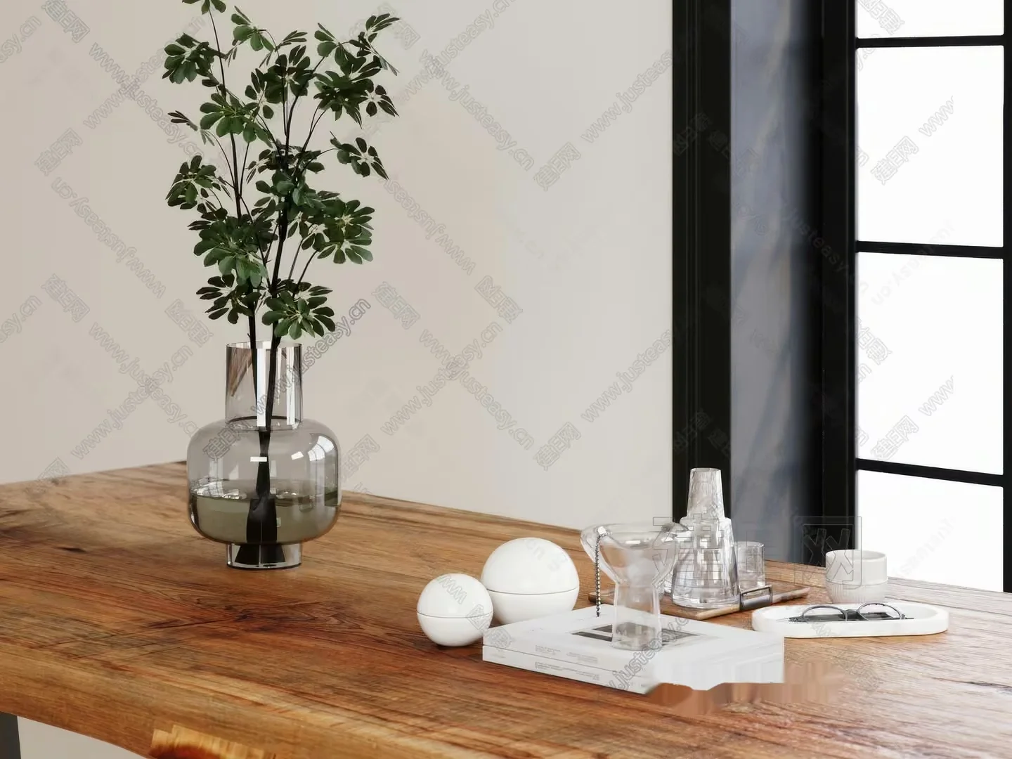 A Wooden Table 3D Model – 2705 – VRAY Render