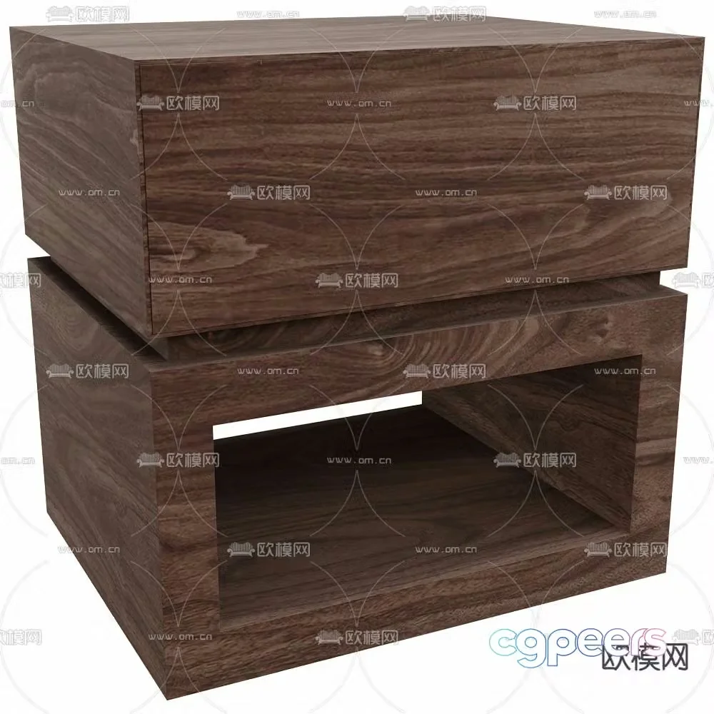 bedside table 3d model