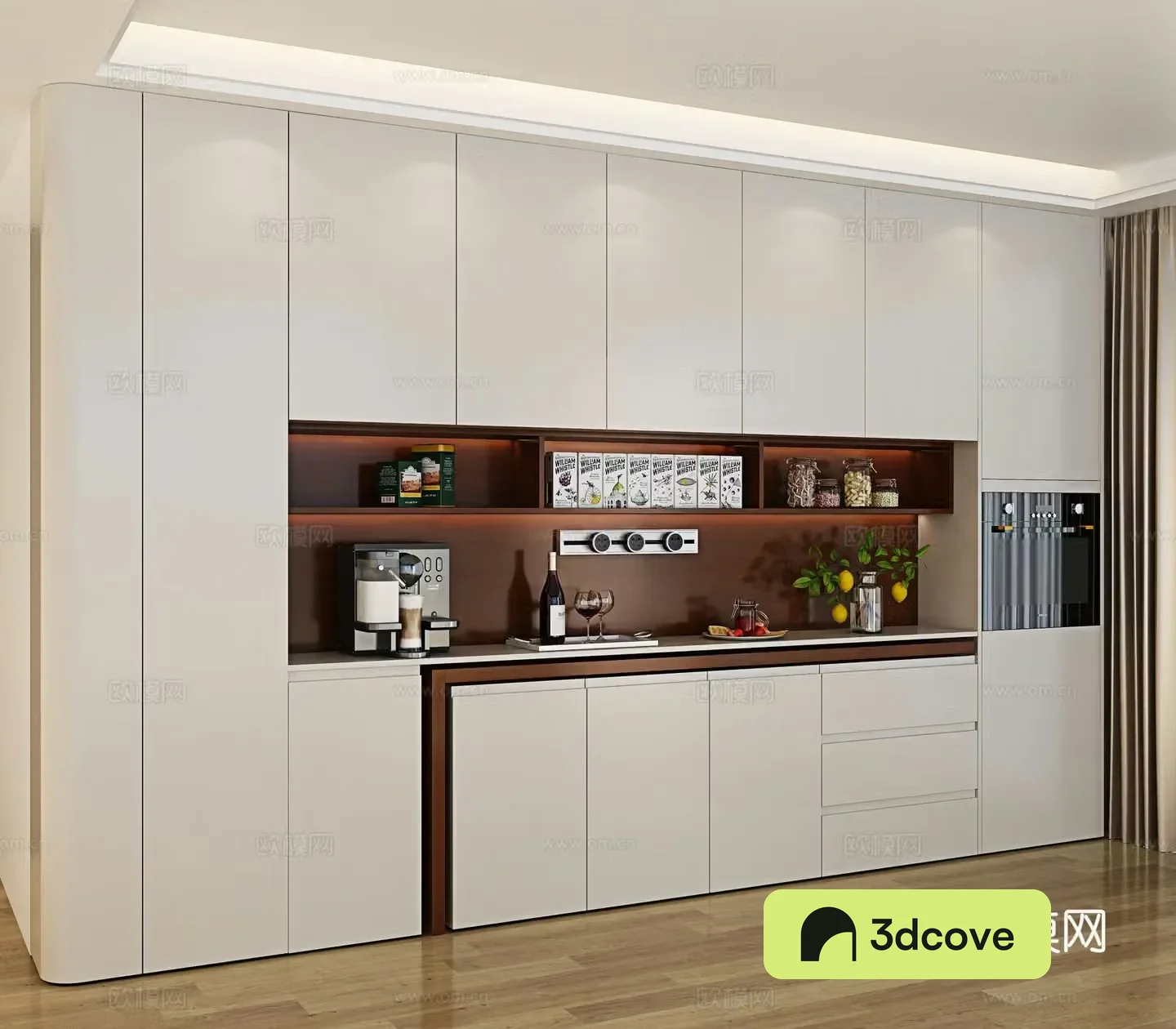 Modern sideboard wine cabinet