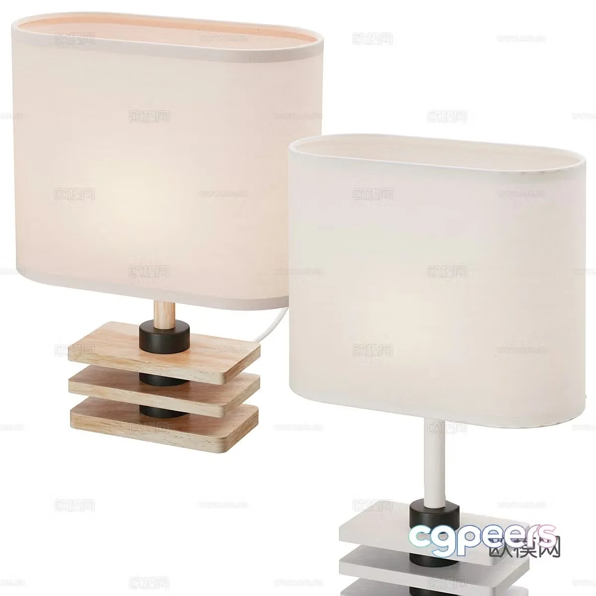 Modern simple and light luxury desk lamp desk lamp simple desk lamp living room desk lamp lamp 3d model