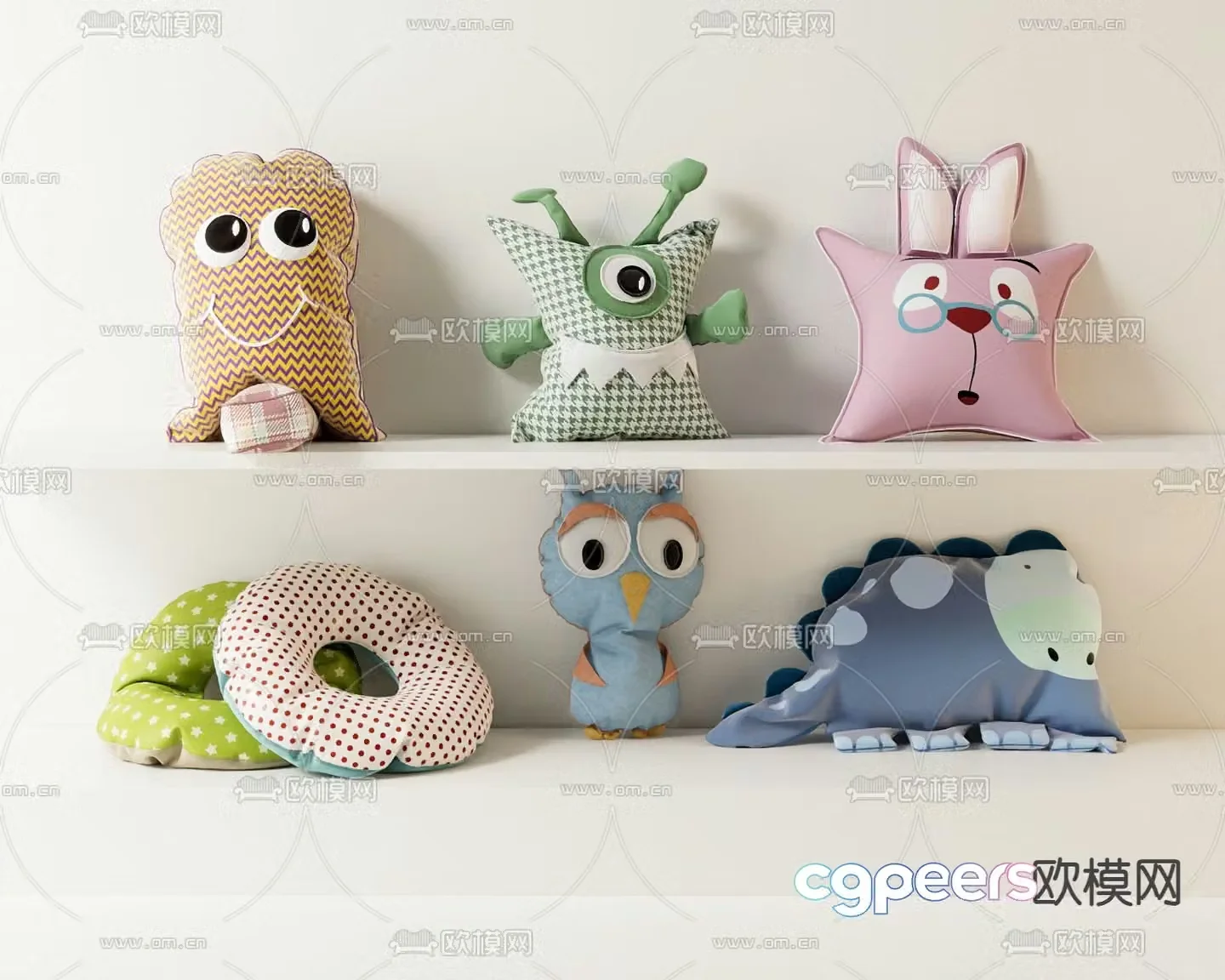 stuffed toy doll 3d model