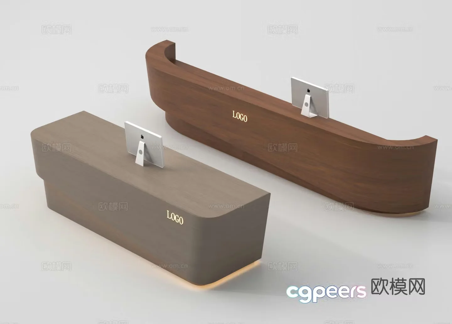Front desk Company front desk Beauty salon front desk Hotel front desk Consulting desk Reception desk 3D model