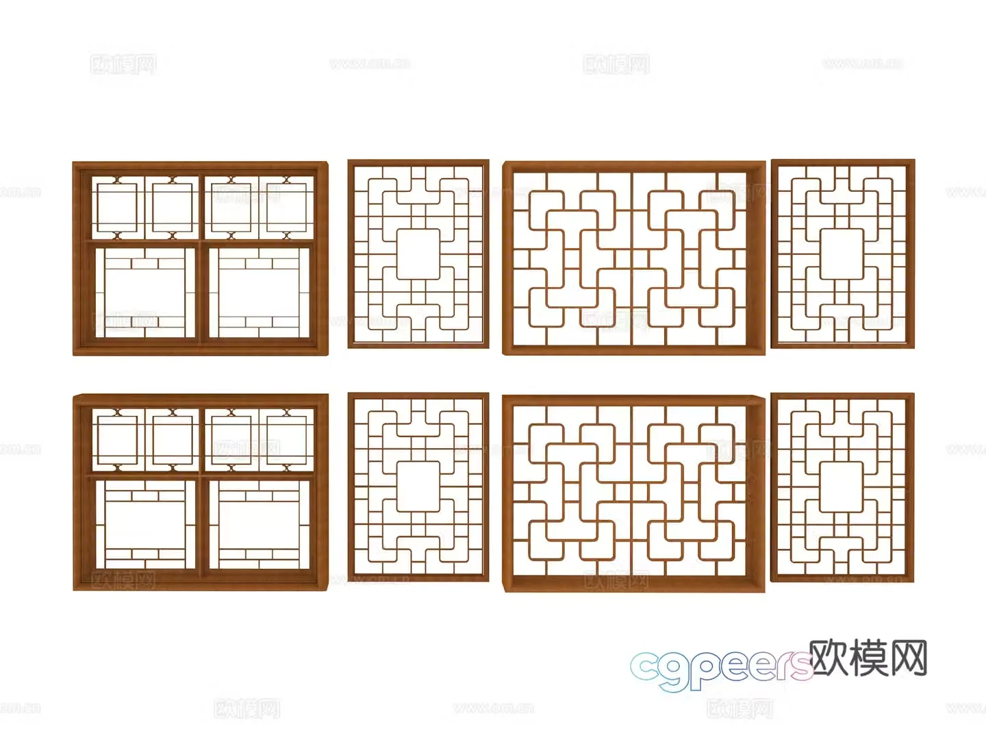 Hardware doors and windows 3D model