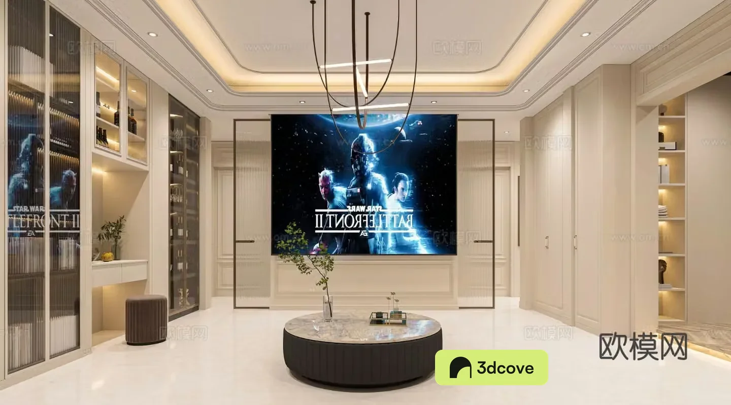 American living room
