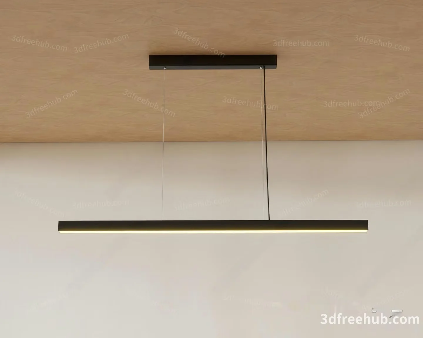 Gold Light Fixture 3D Model – 19151 – VRAY Render