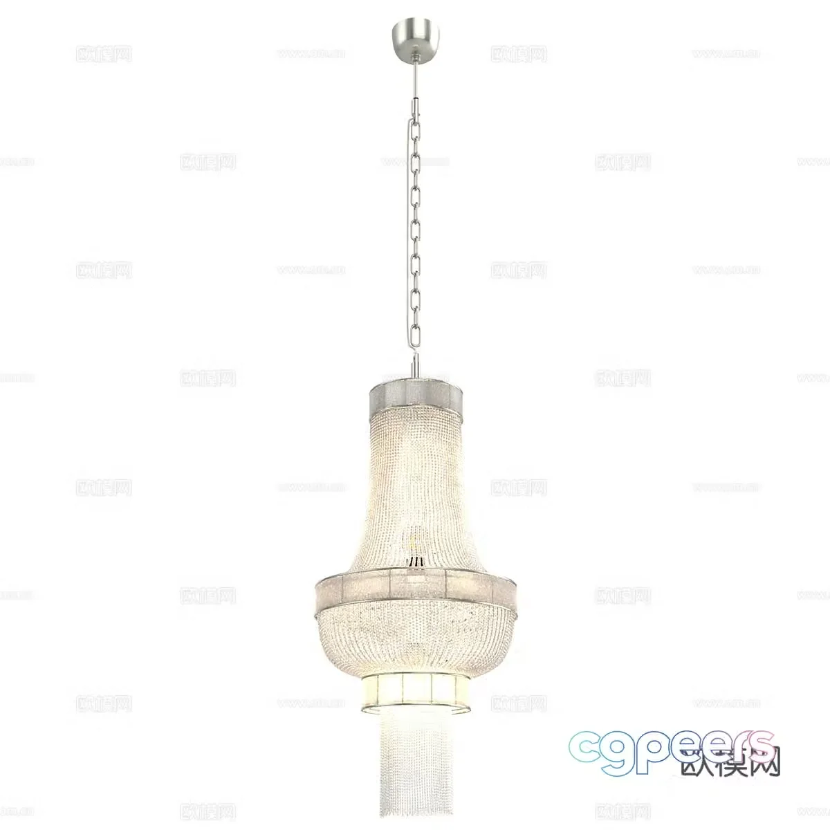 Modern simple chandelier chandelier simple chandelier living room chandelier decorative chandelier crystal chandelier 3d model