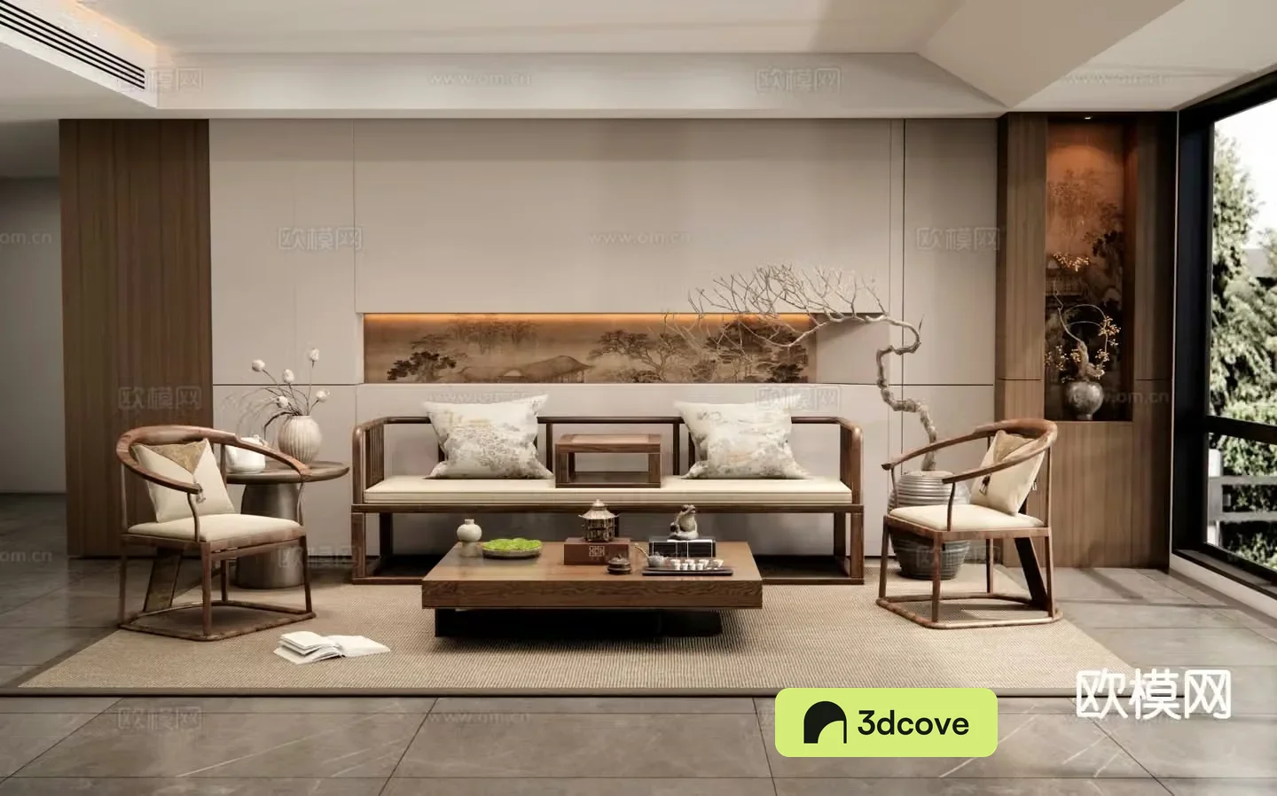 New Chinese style living room