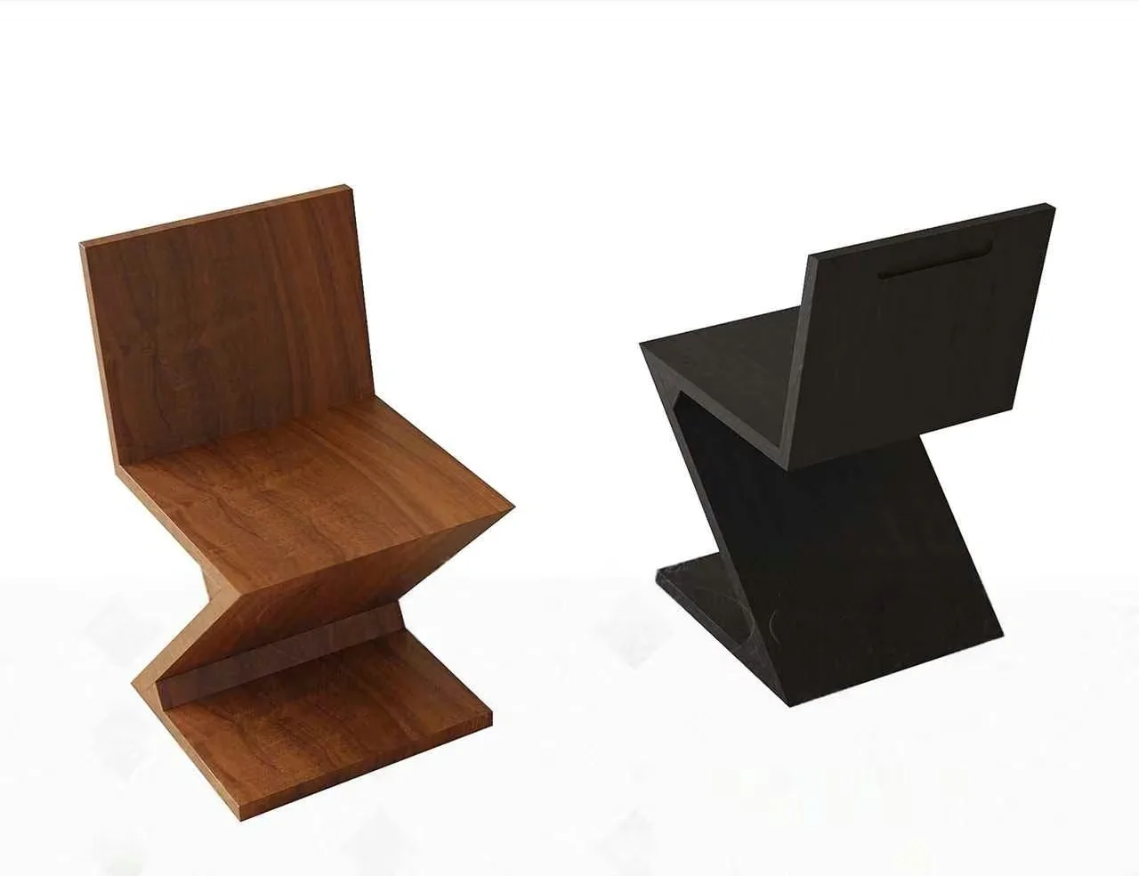 Modern Wooden Chair 3D Model – 8096 – VRAY Render