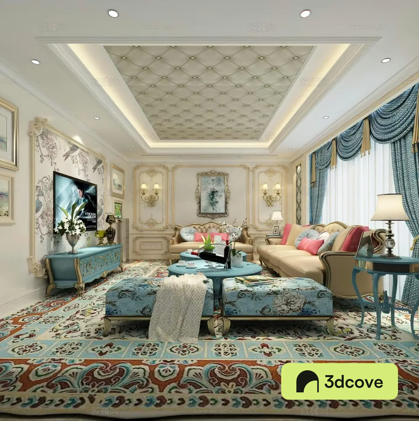 French living room