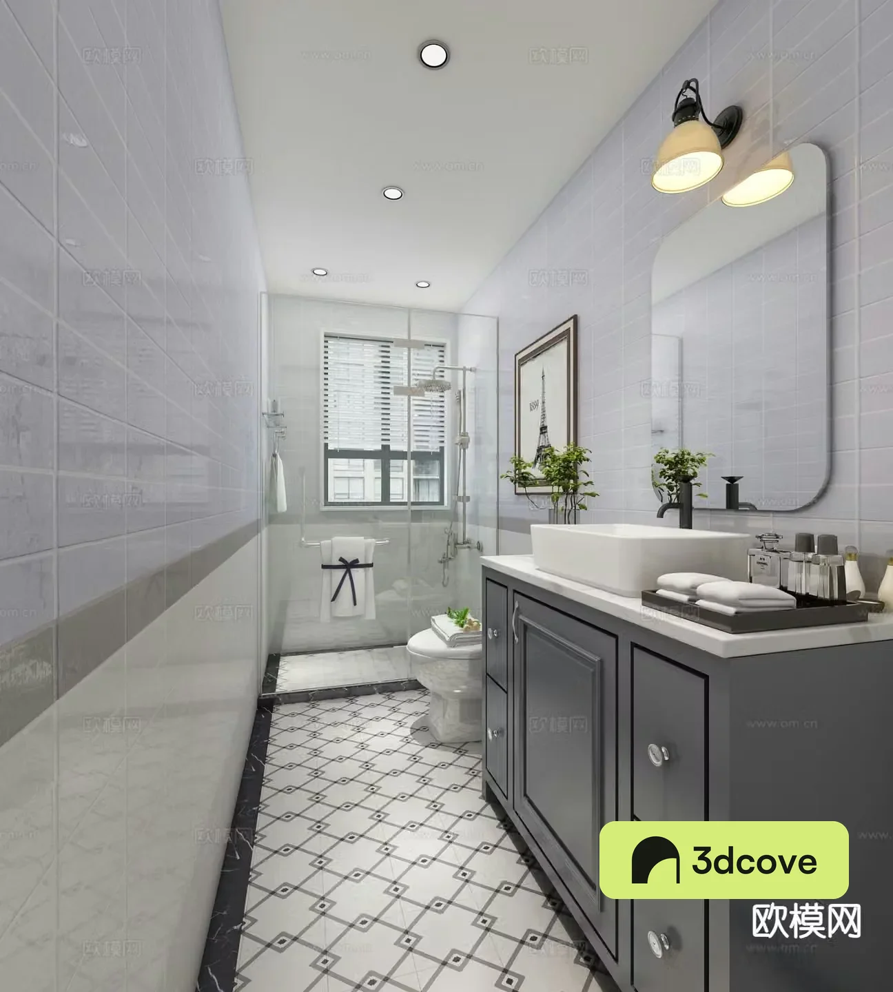 American bathroom