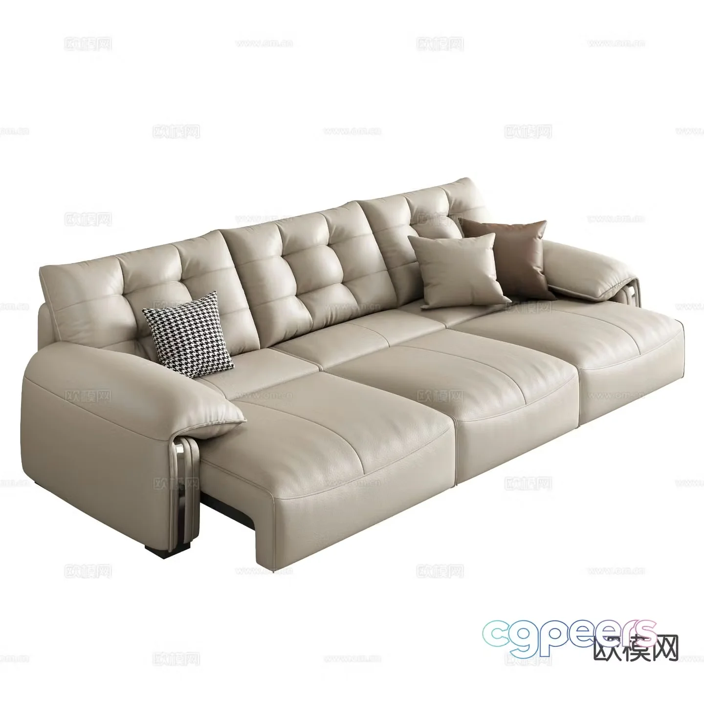 Modern functional sofa sofa bed 3d model