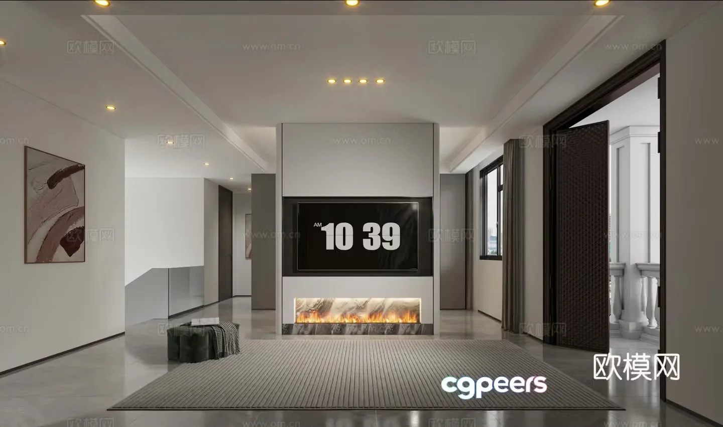 Modern ownerless light Italian 3D model