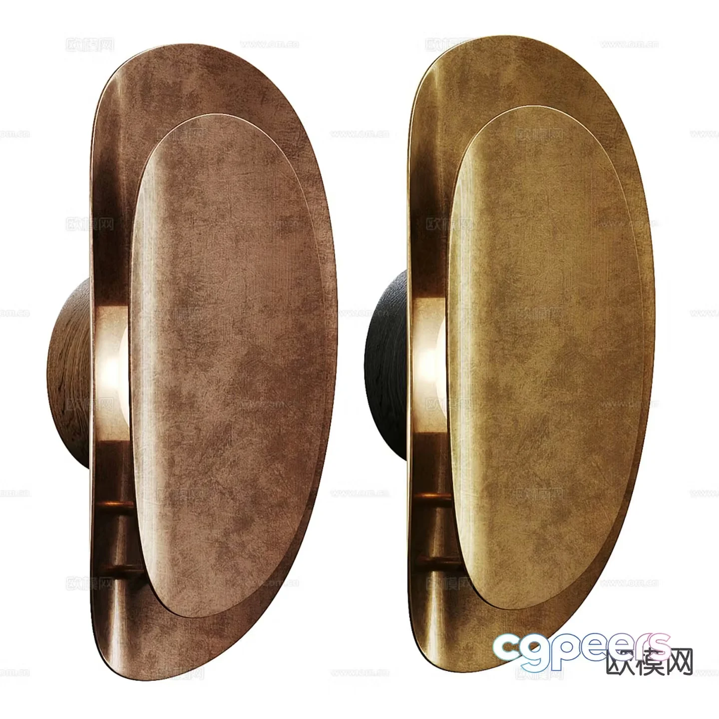 Light luxury wall lamp special-shaped wall lamp 3D model