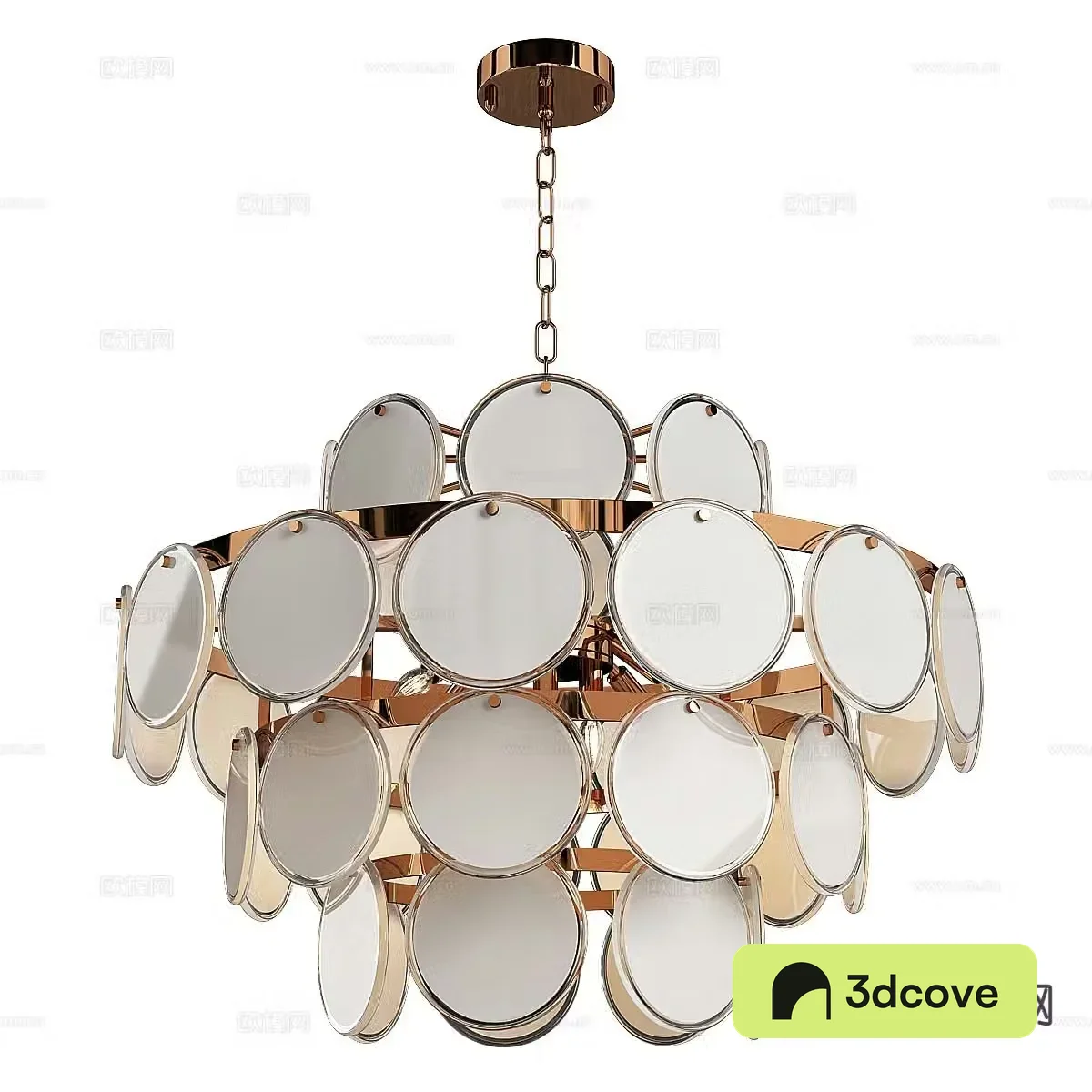 Light luxury hall chandelier
