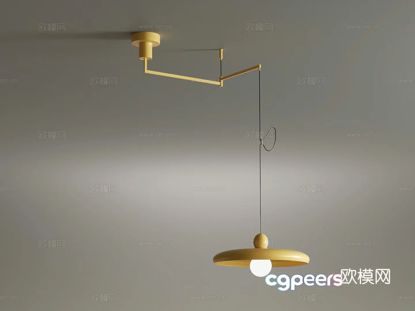 Dopamine chandelier 3D model