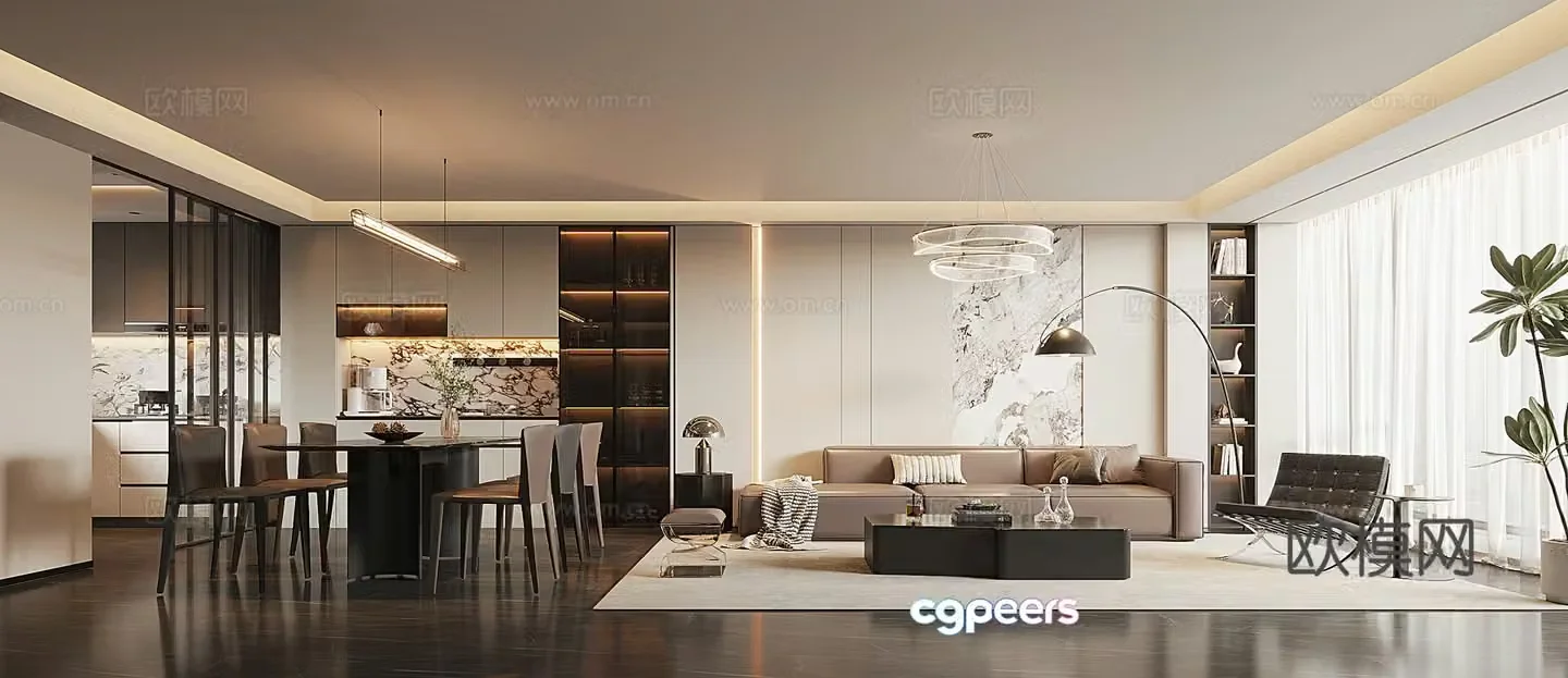 Italian restaurant 3D model