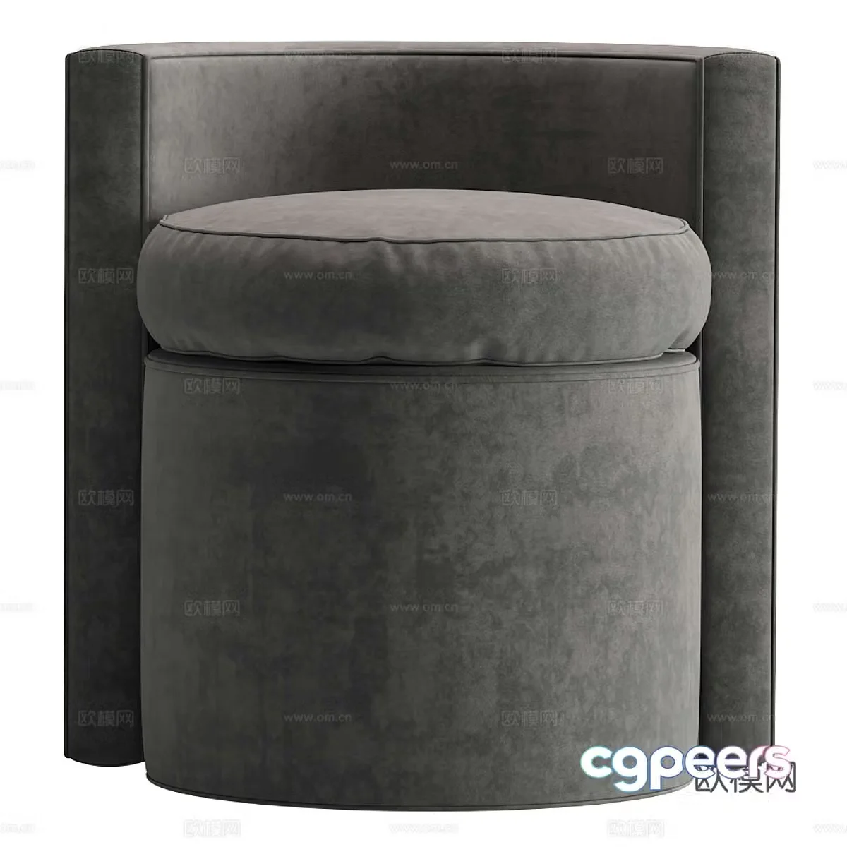 Single sofa 3d model