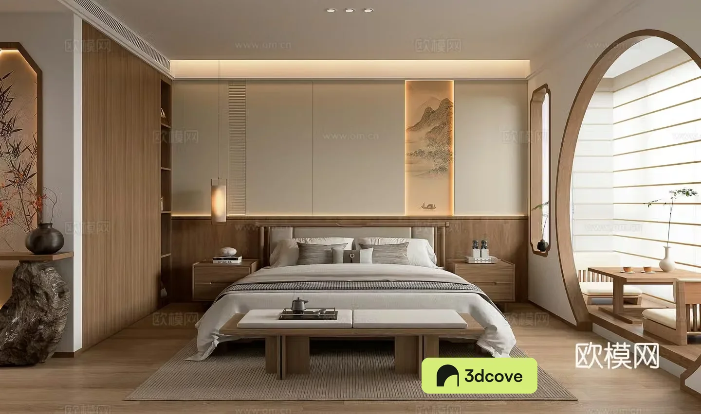 Song’s log bedroom