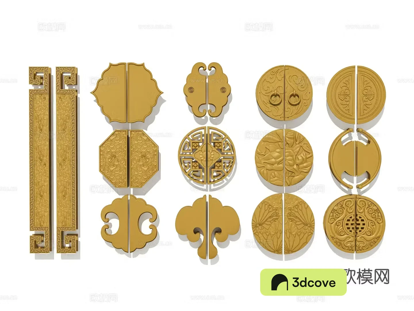 Chinese cabinet door handle