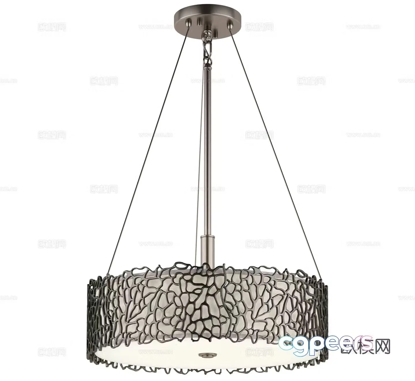 New Chinese chandeliers iron chandeliers art chandeliers restaurant chandeliers living room chandeliers decorative chandeliers 3D model