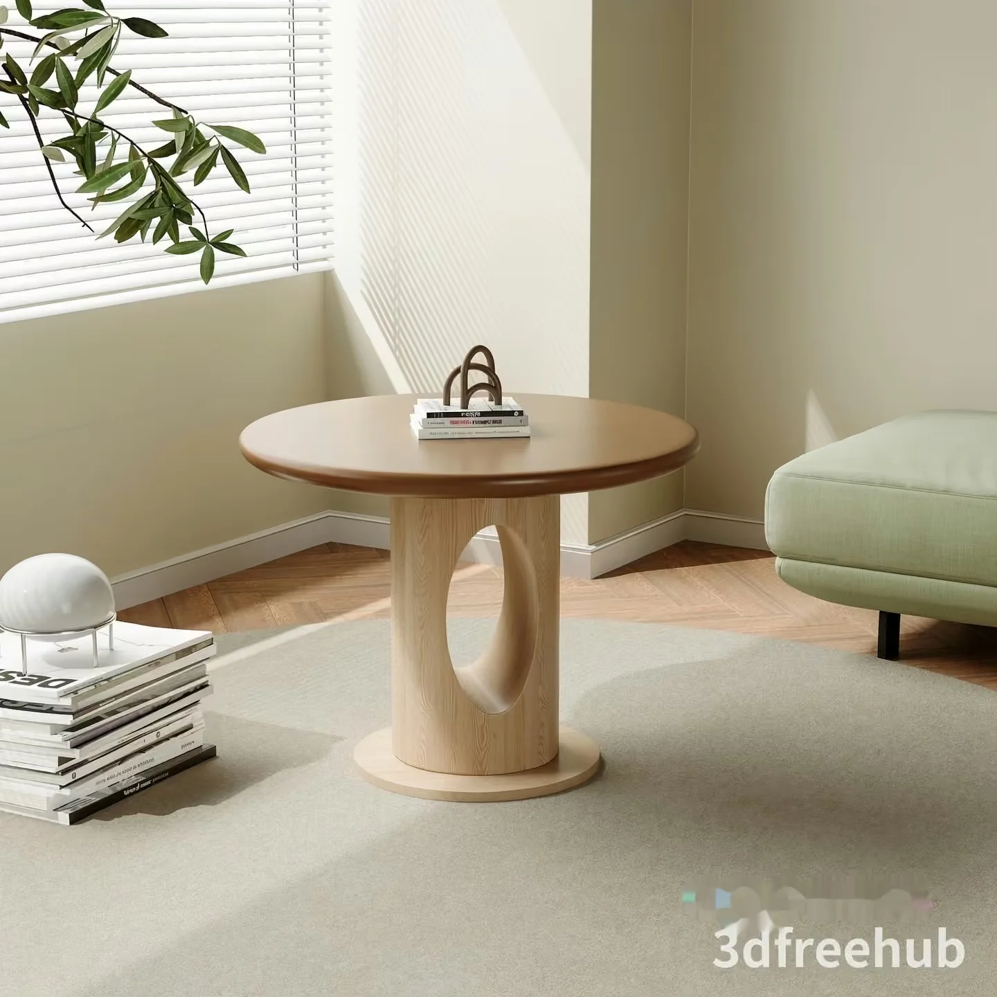 Modern Living Room 3D Model – 21972 – VRAY Render