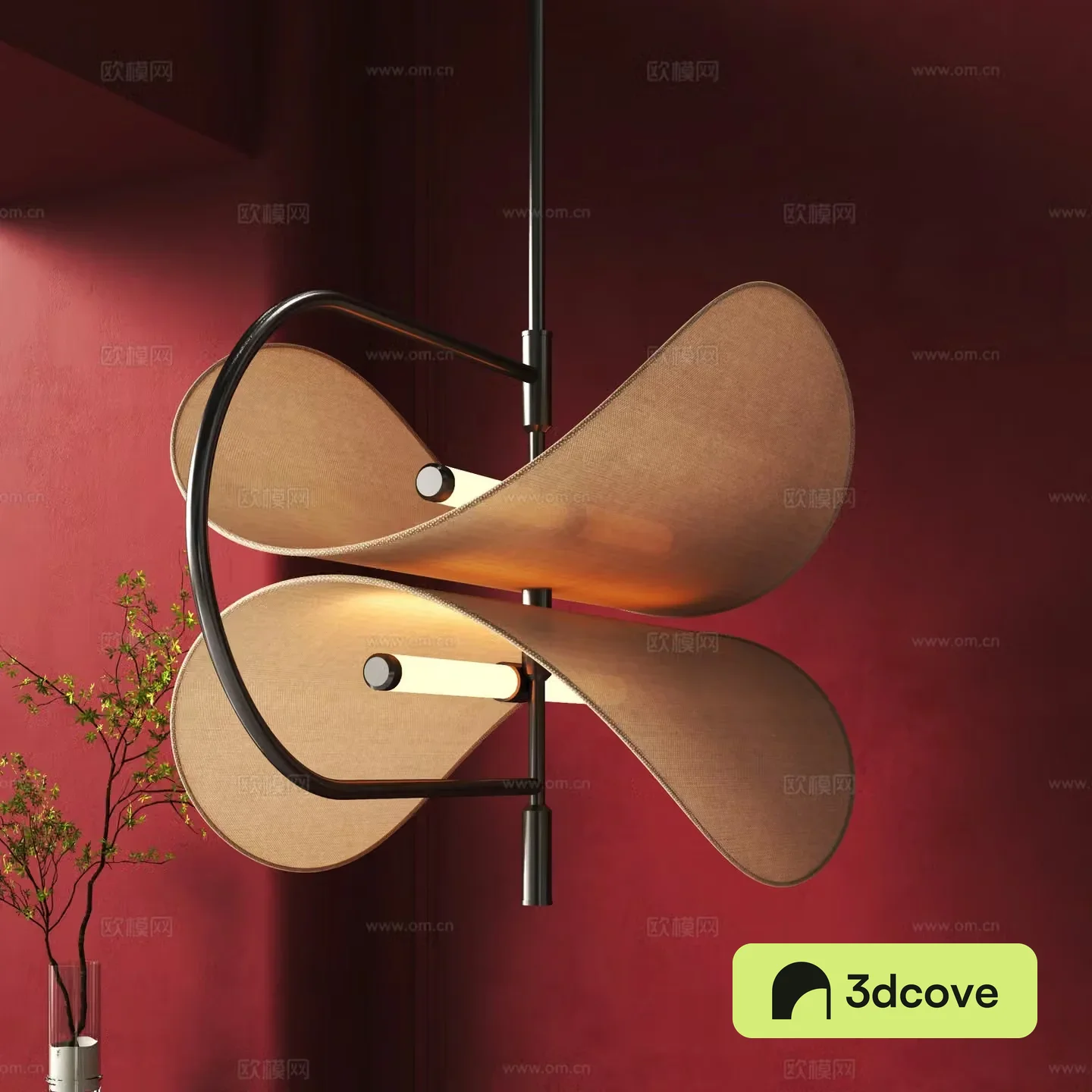 Wasabi Chandelier 3D Model