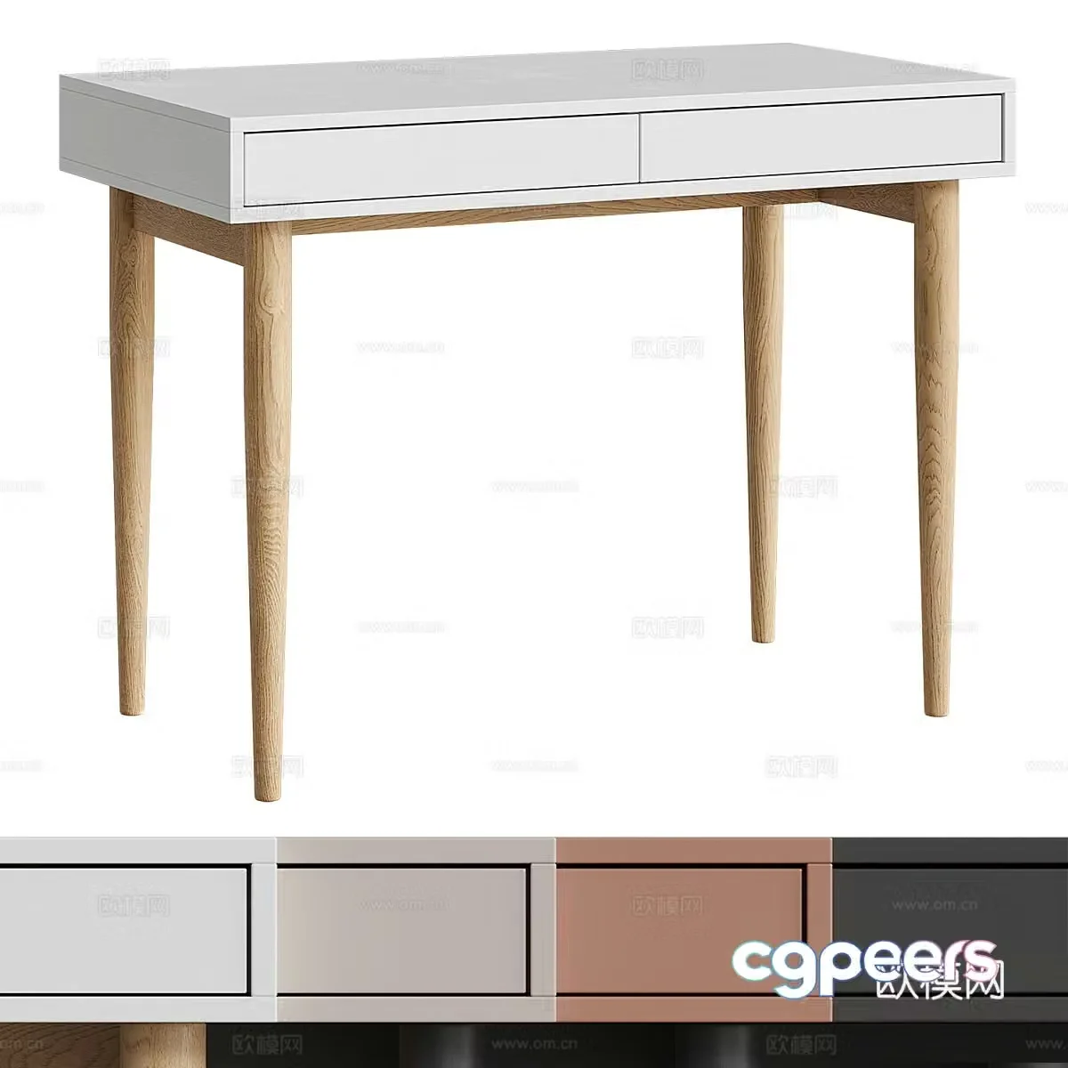 Elsie Desk Divan.ru3d Model