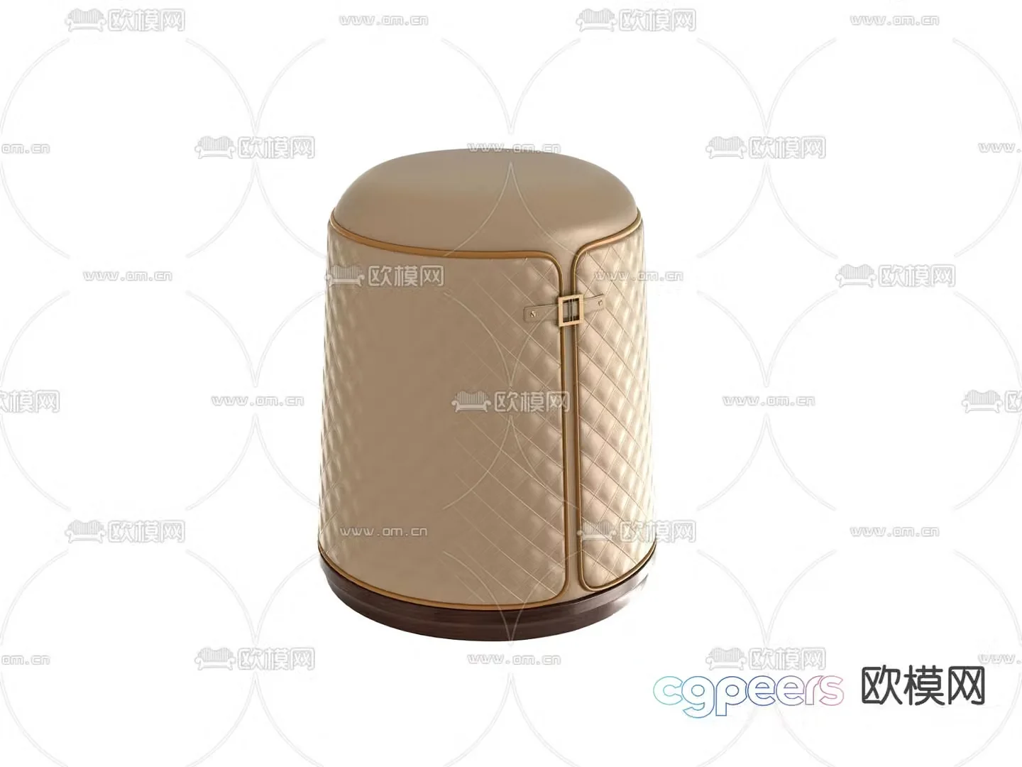 Stool sofa stool makeup stool 3d model