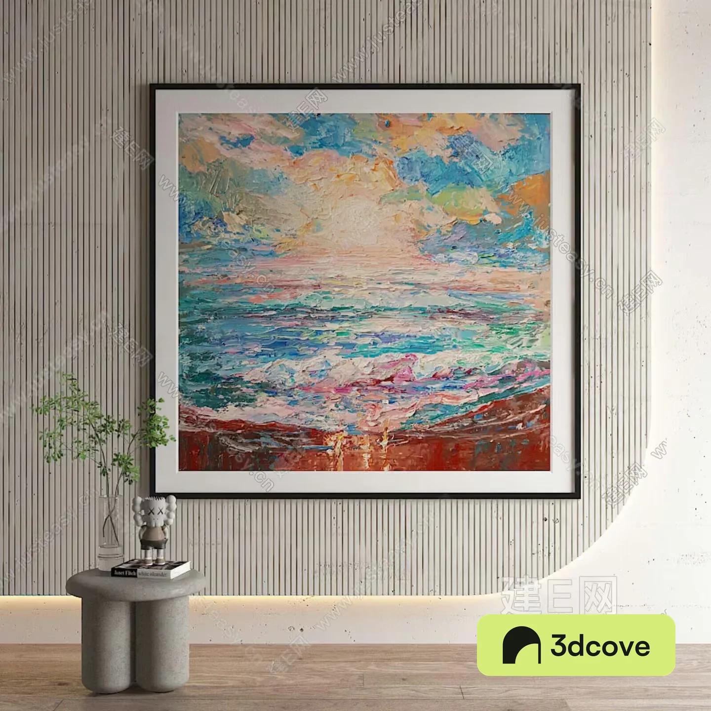 Abstract Seascape Painting