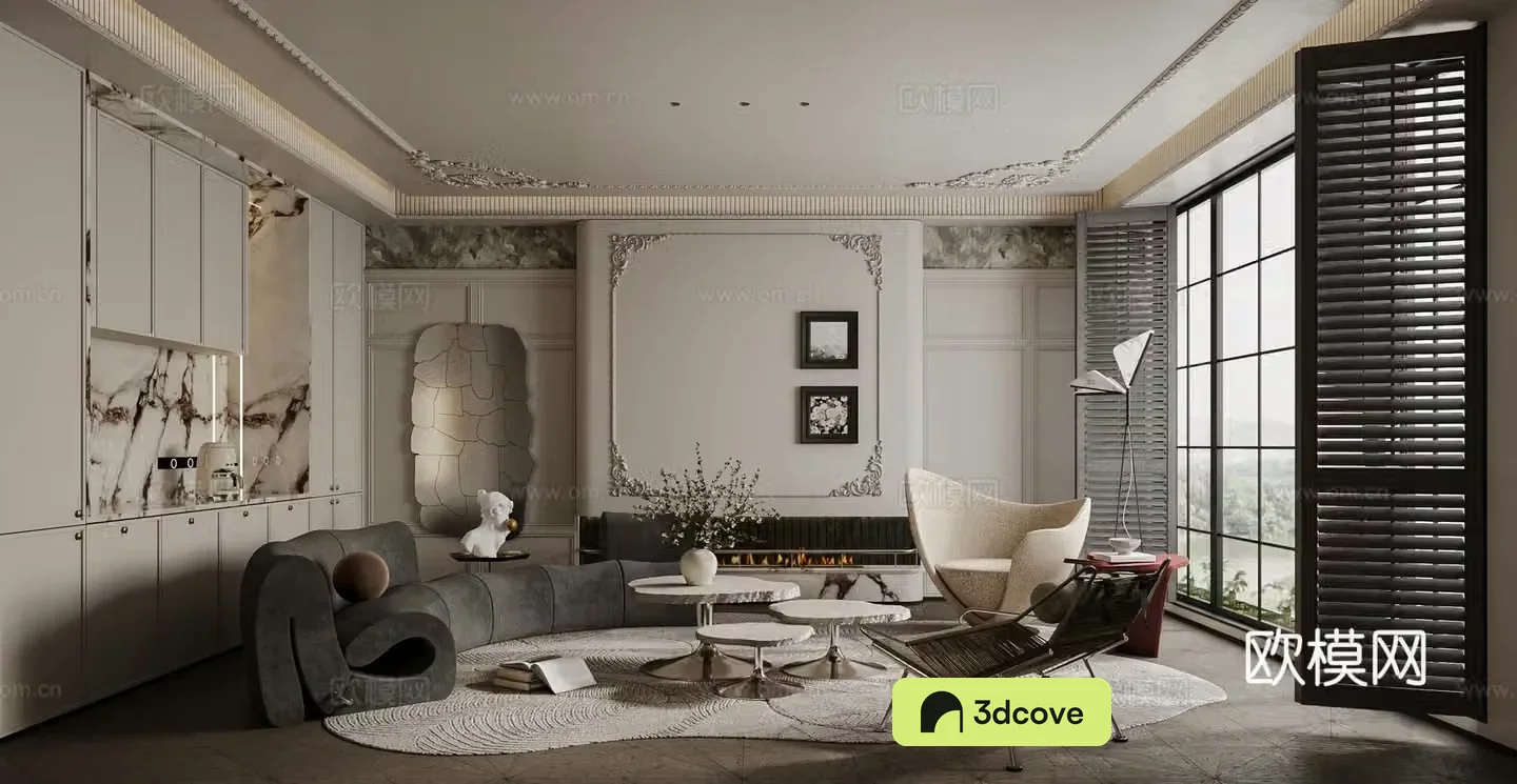 French living room