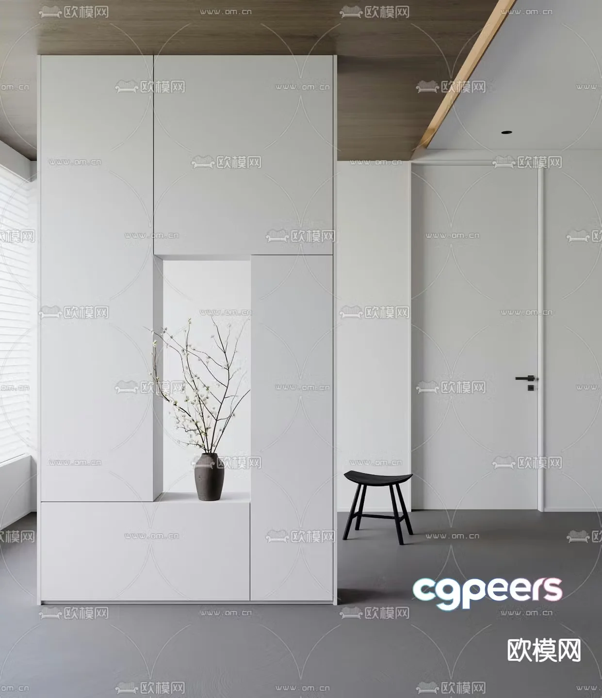 Entrance Partition Entrance Model 3D Model