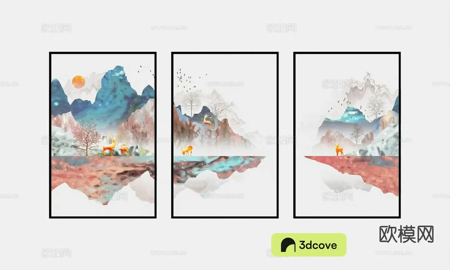 New Chinese style art painting decorative painting