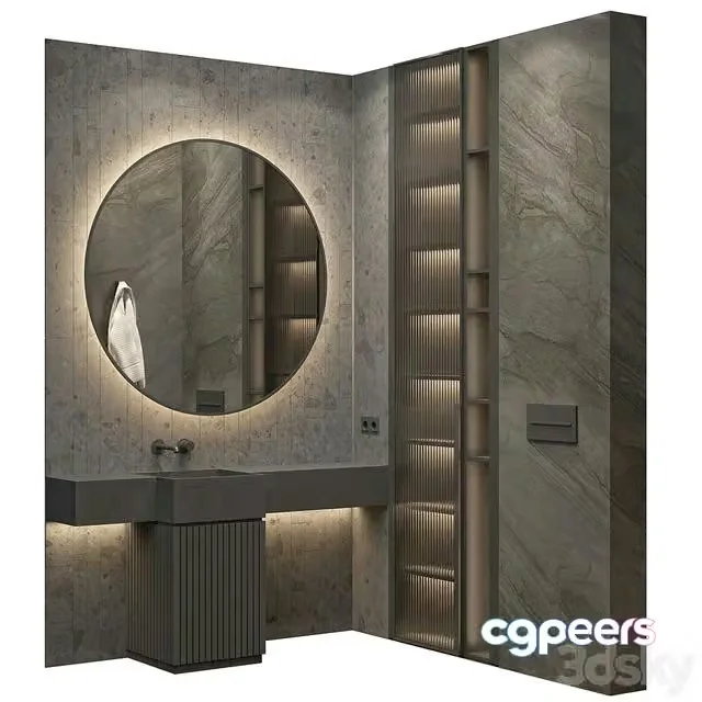 3ds Max Free – Bathroom furniture RJ Easy Design 03