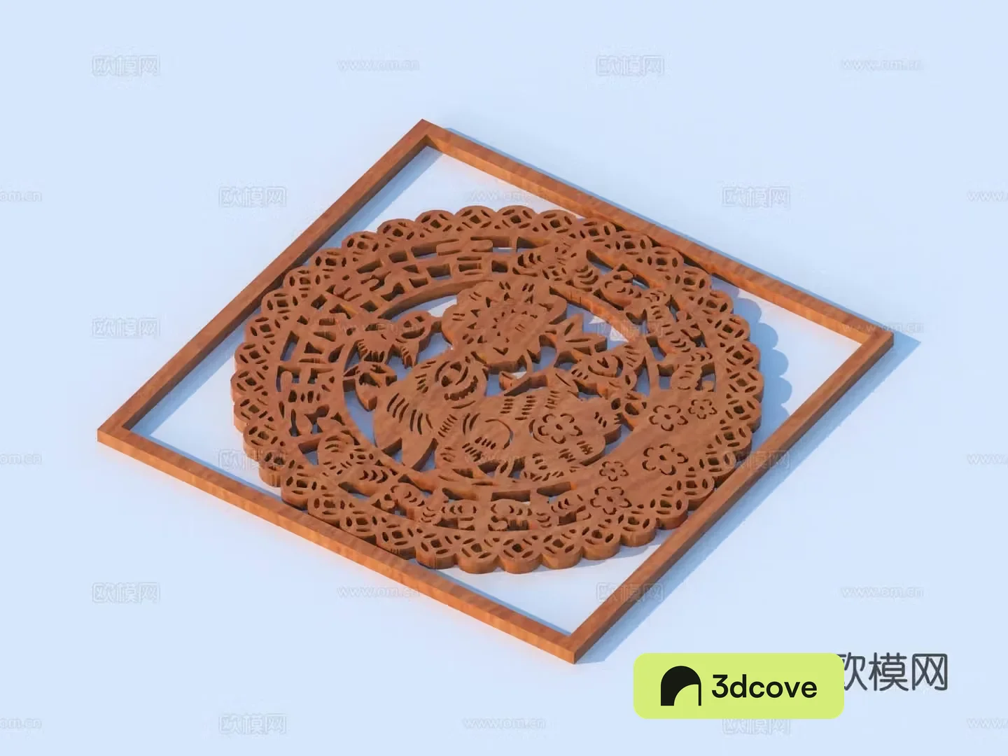 Carved window Grating window Hollow window Relief Wood carving