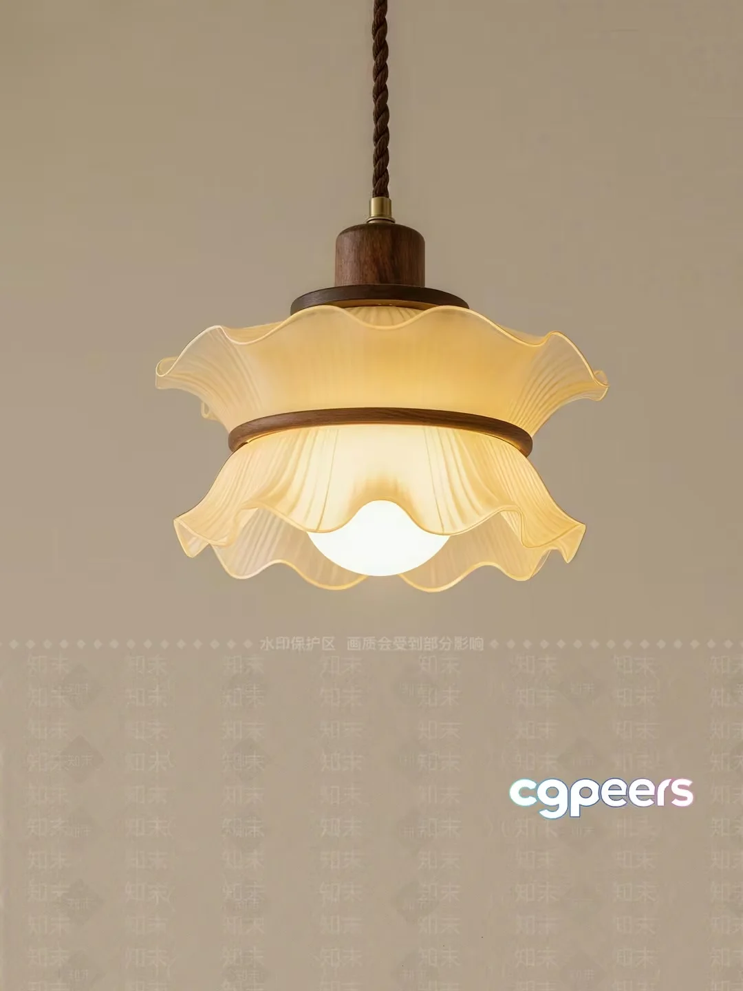 Gold Light Fixture 3D Model – 12305 – CORONA Render