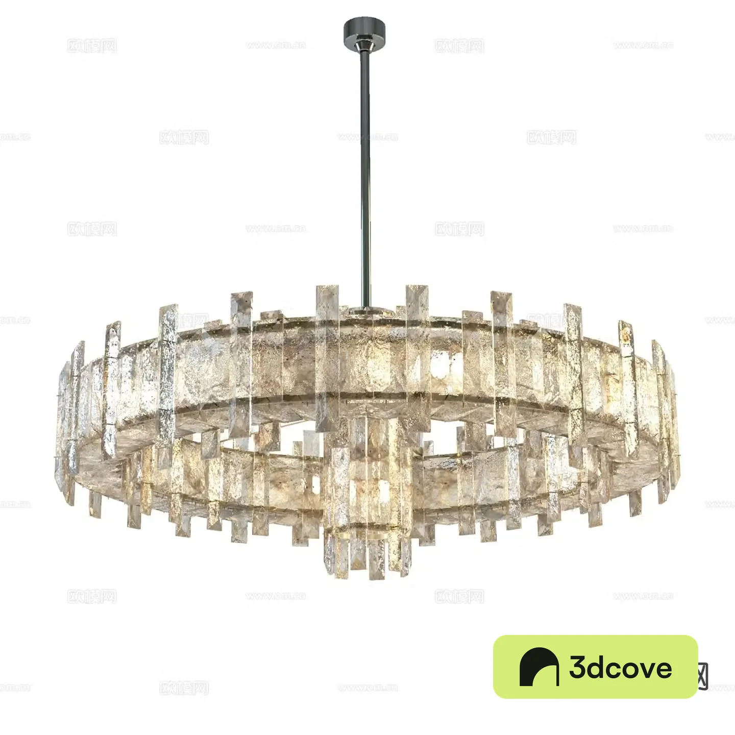 Modern crystal chandelier