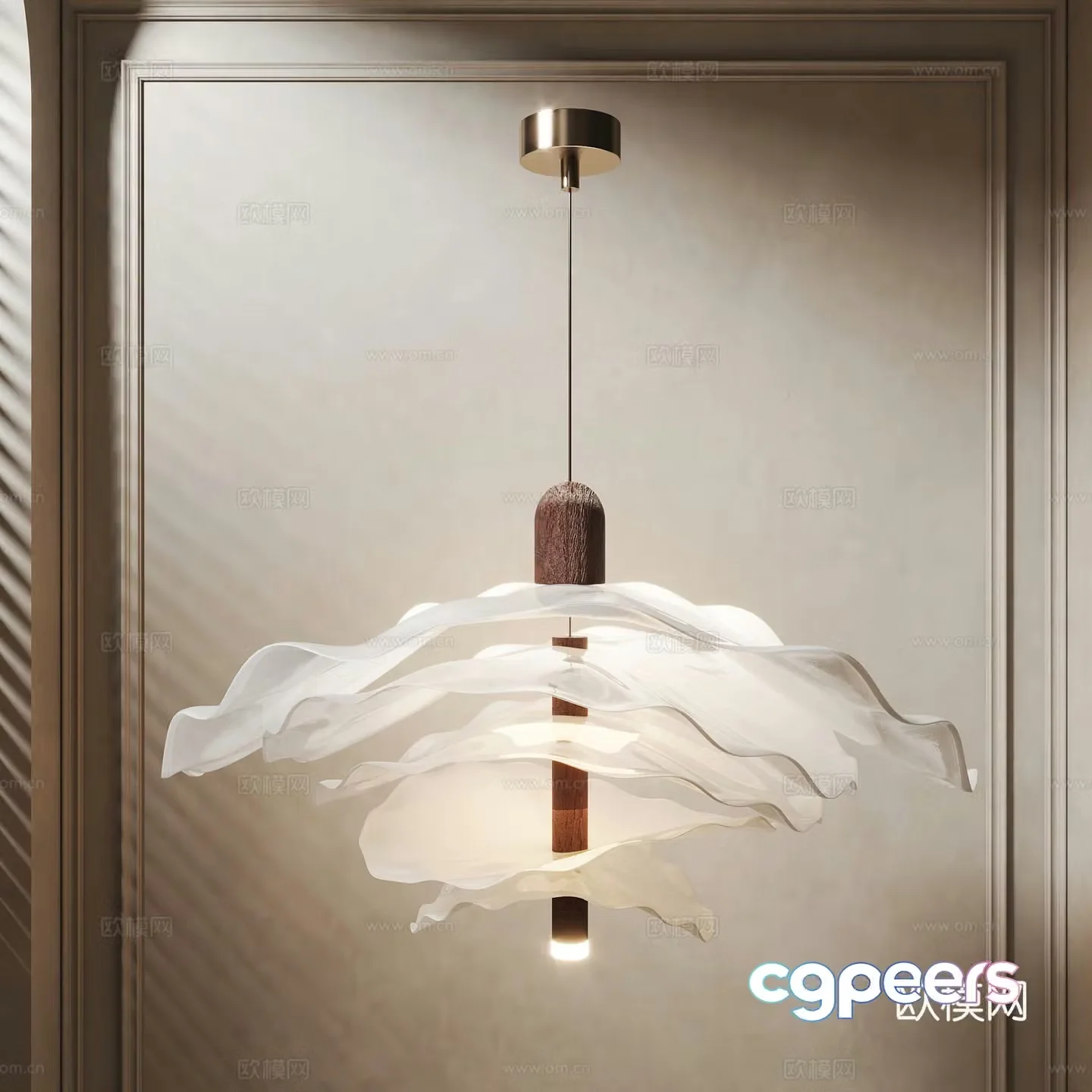 3D model of medieval style chandelier